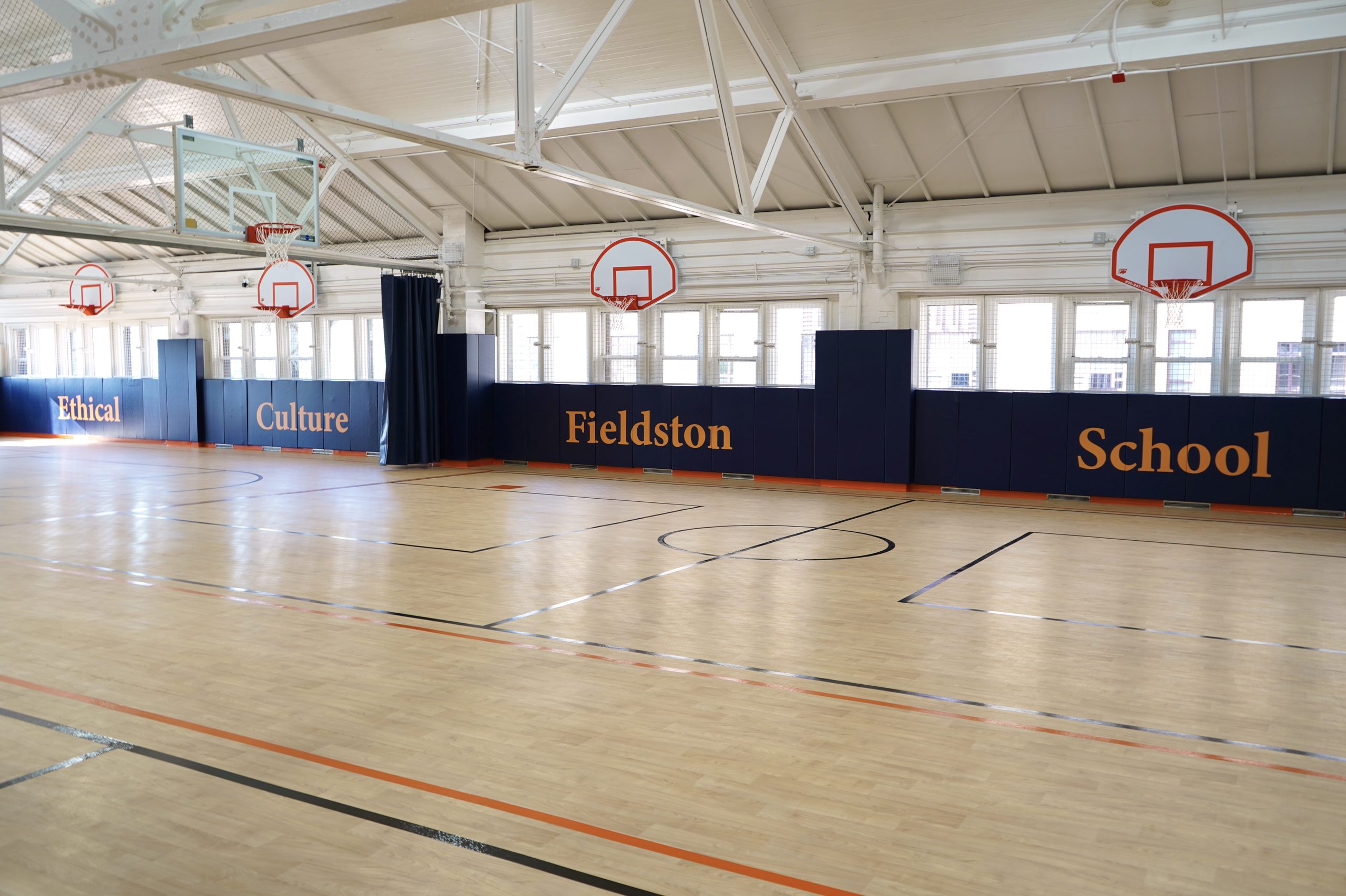The newly-renovated 6th Floor Gym at ECFS's Ethical Culture building.