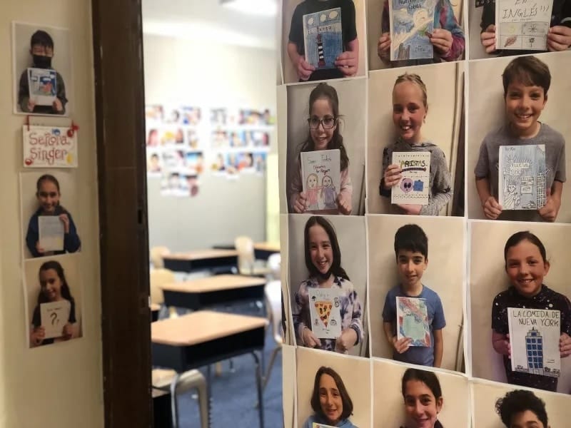 EC Spanish Book Project Photo Wall
