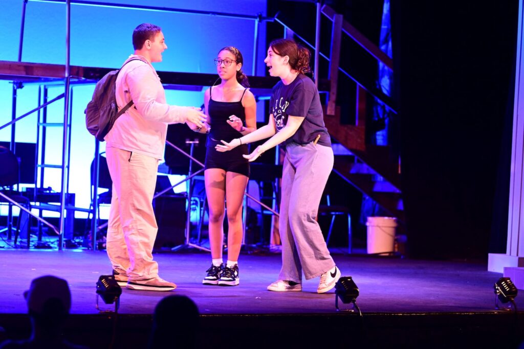 Ethical Culture Fieldston School Middle School students on stage during a performance
