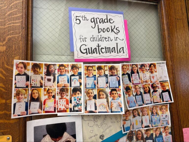Ethical Culture student with Spanish book