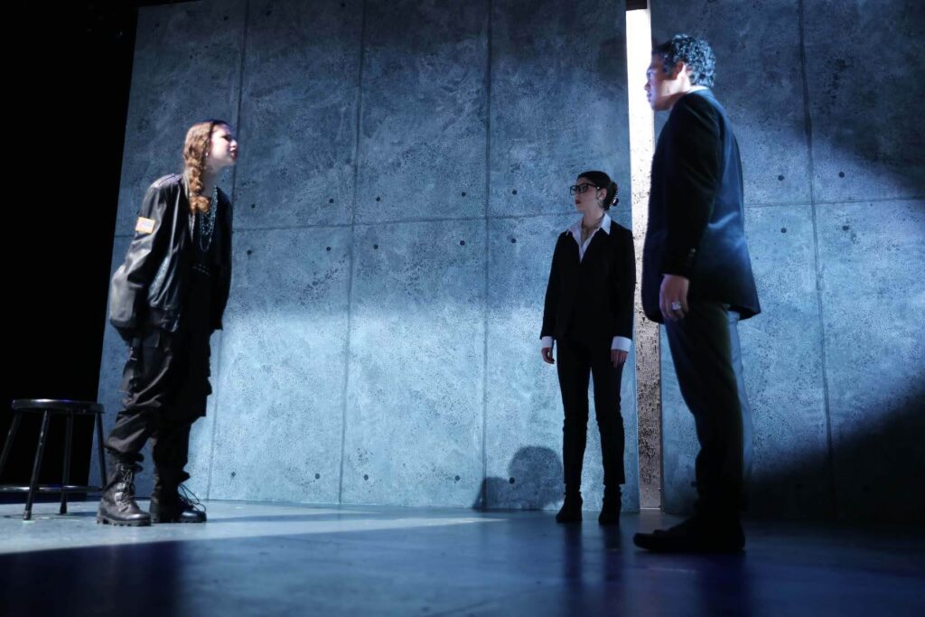 Ethical Culture Fieldston School_Feel Good Photos_Fieldston Upper students on stage during Antigone performance