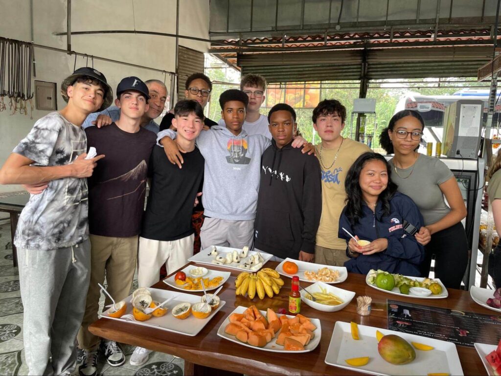 Ethical Culture Fieldston School Upper School students travel abroad.