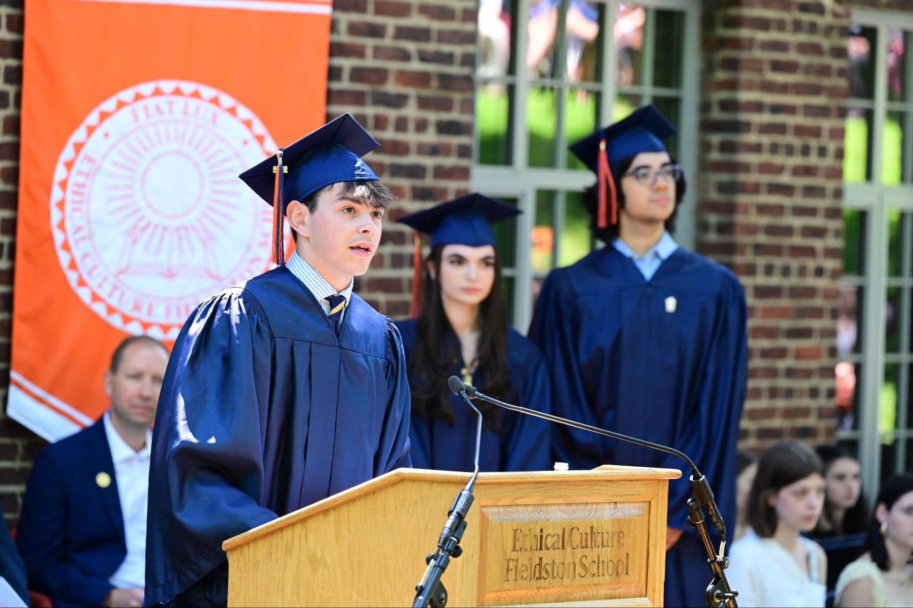 Students at ECFS Commencement