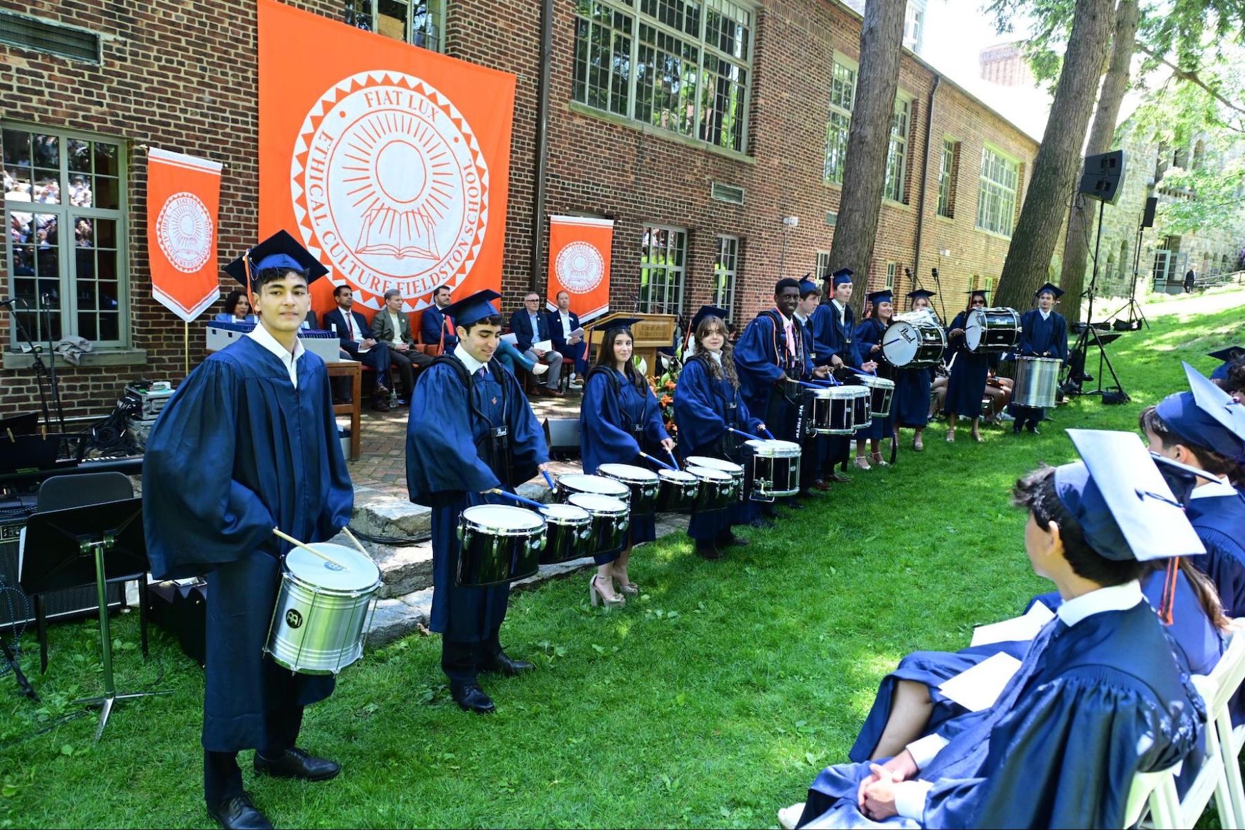 Students at ECFS Commencement