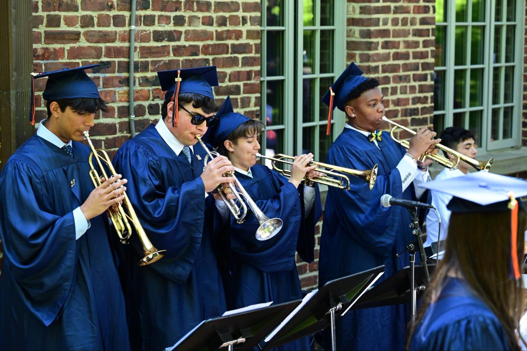 Students at ECFS Commencement