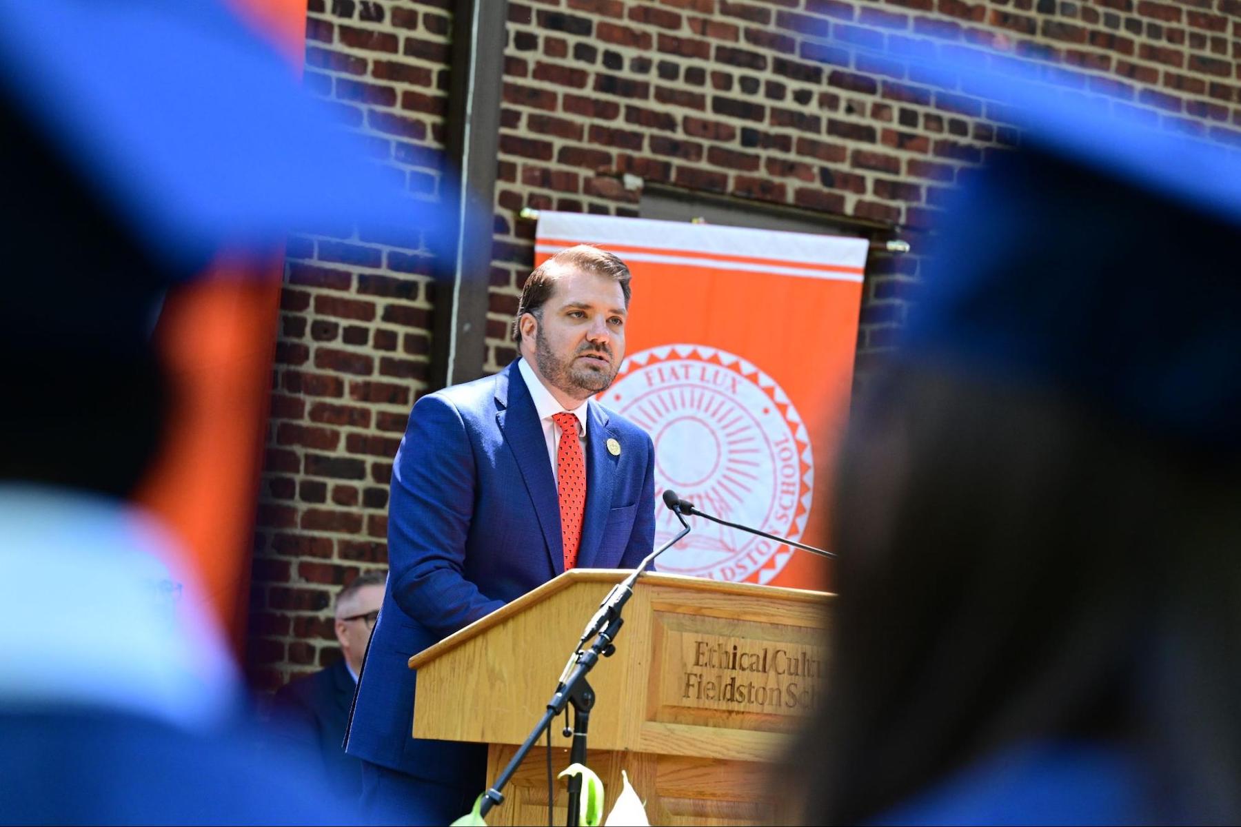Students at ECFS Commencement
