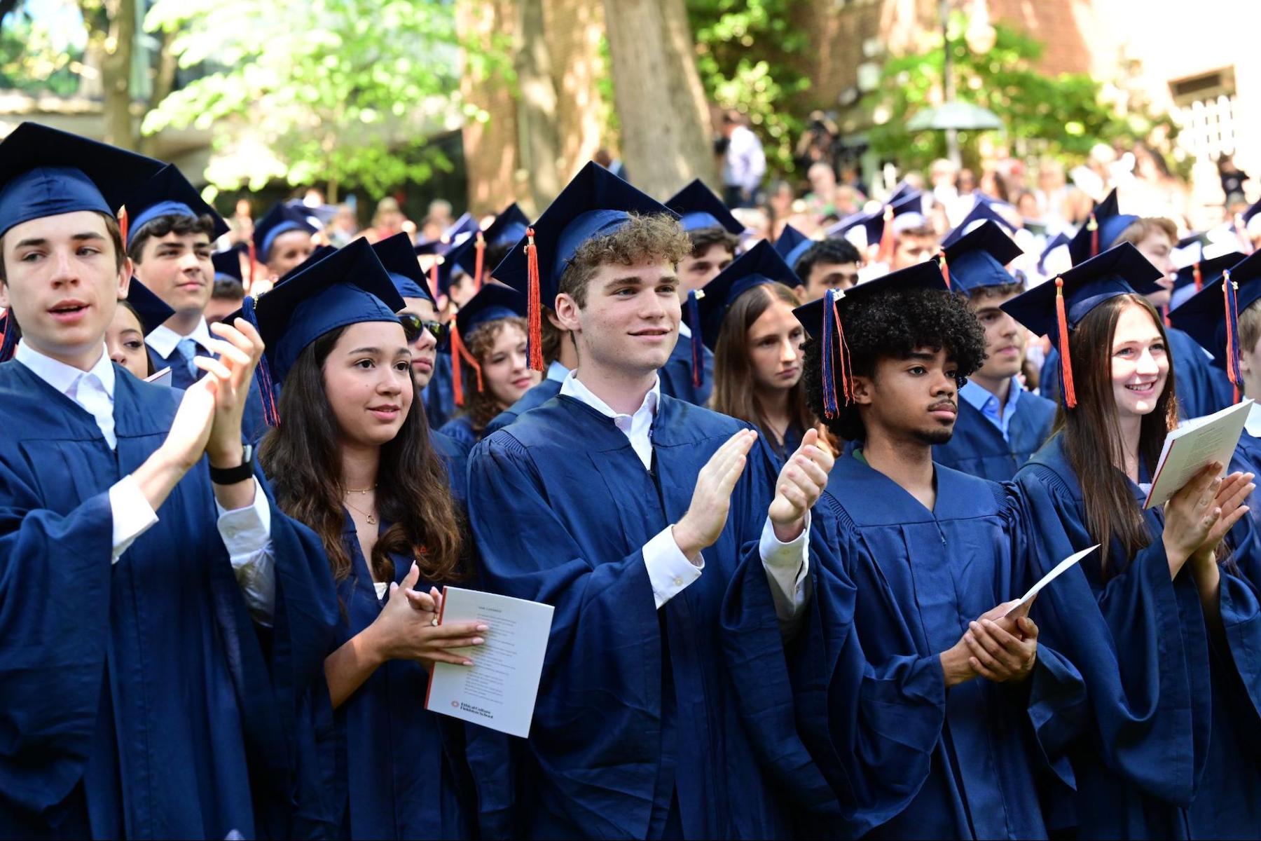 Students at ECFS Commencement
