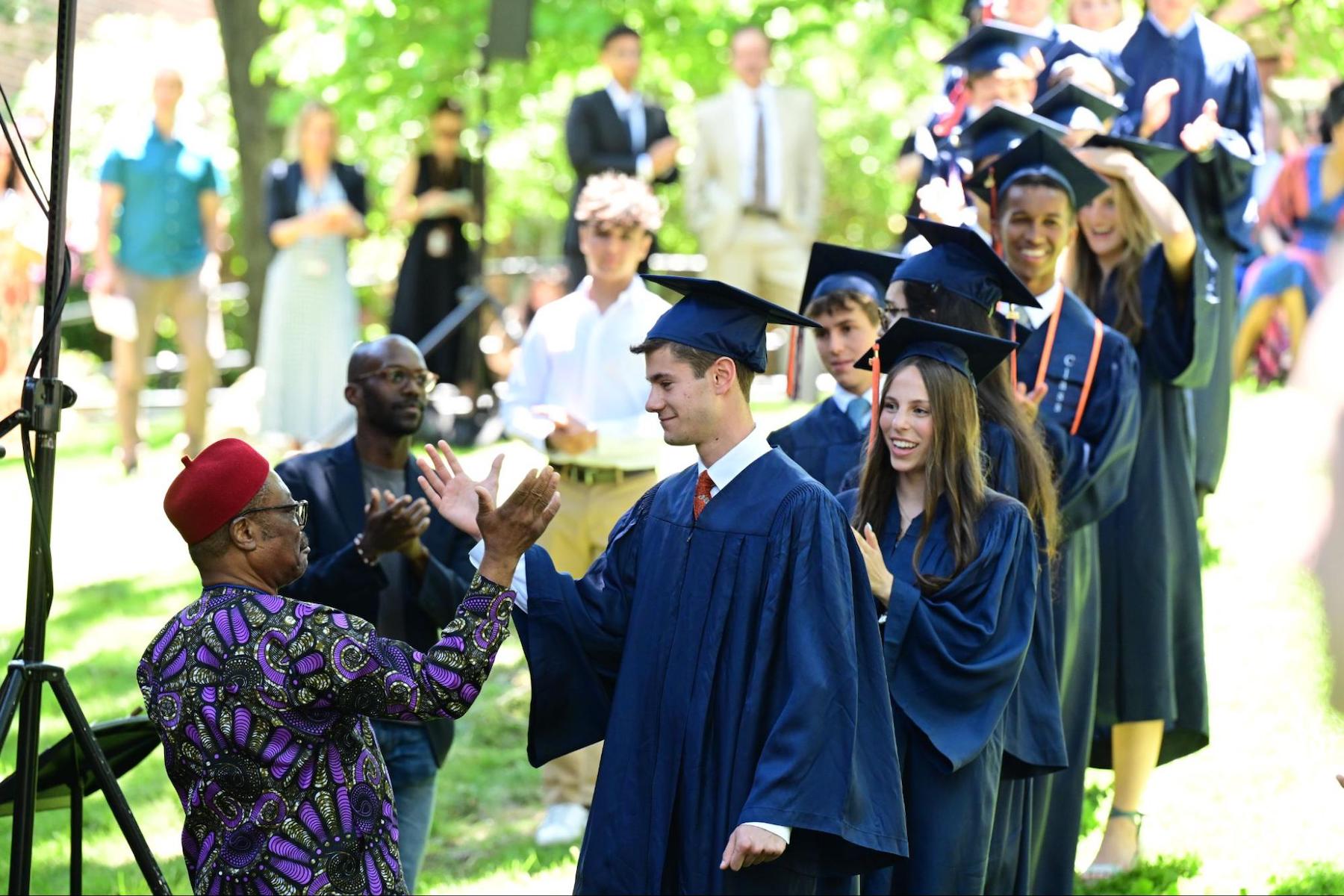 Students at ECFS Commencement