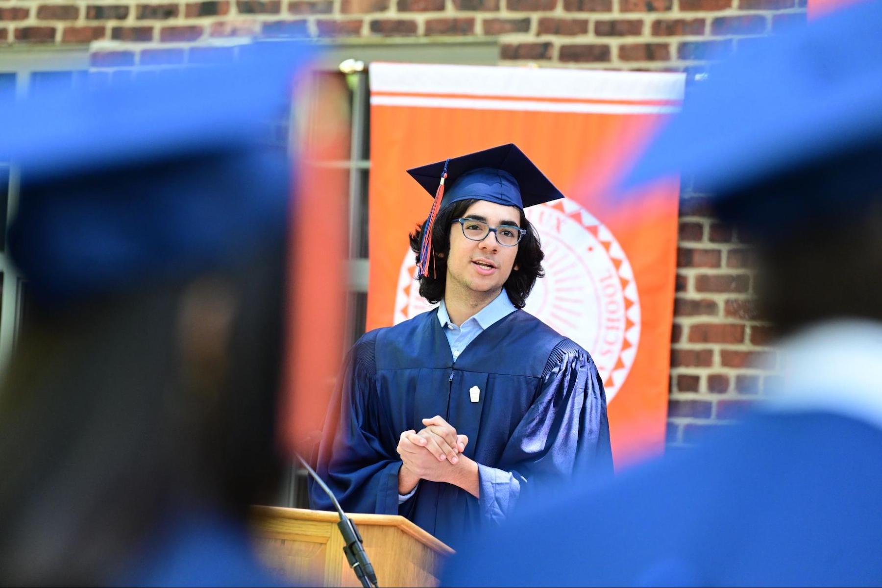 Students at ECFS Commencement