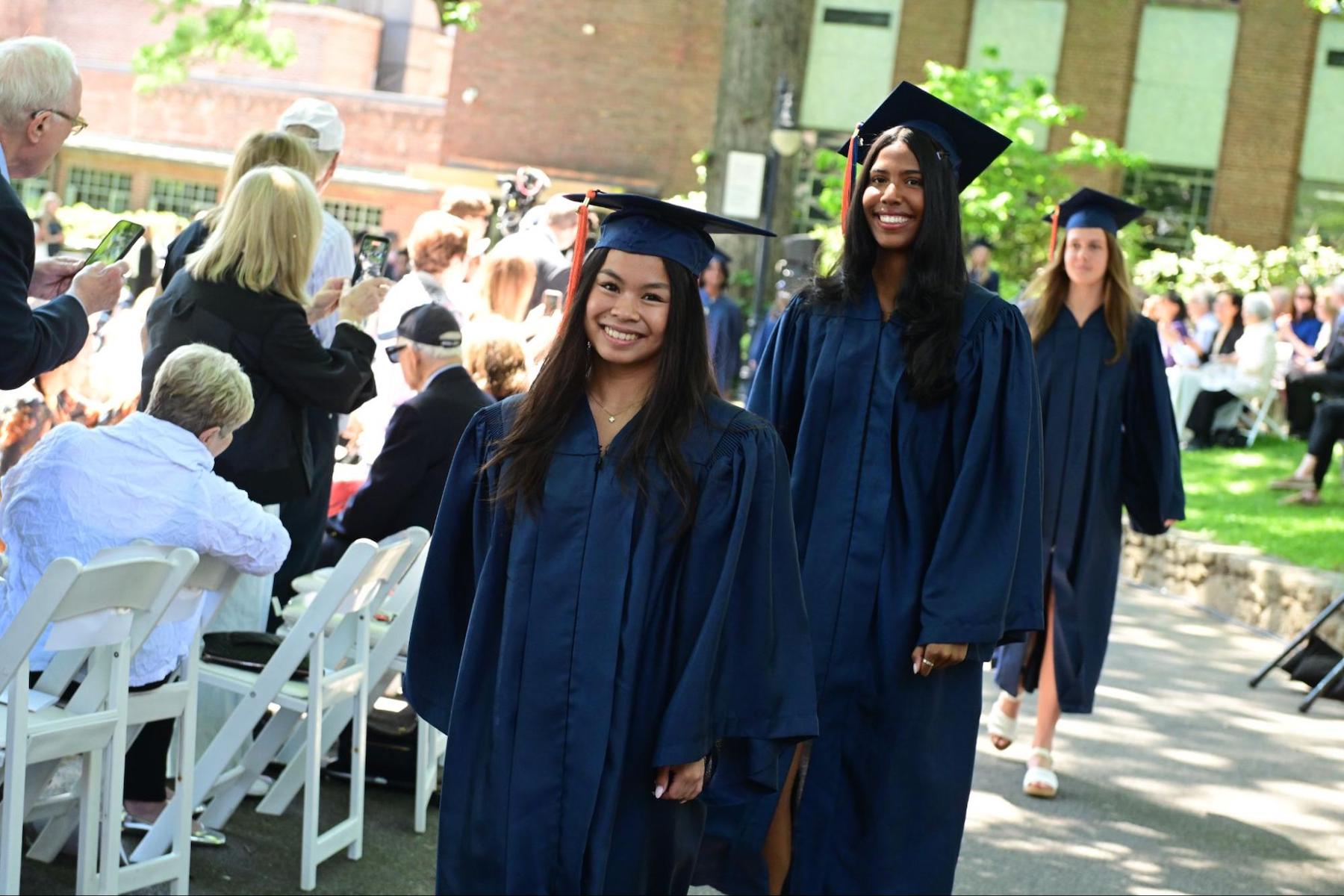 Students at ECFS Commencement