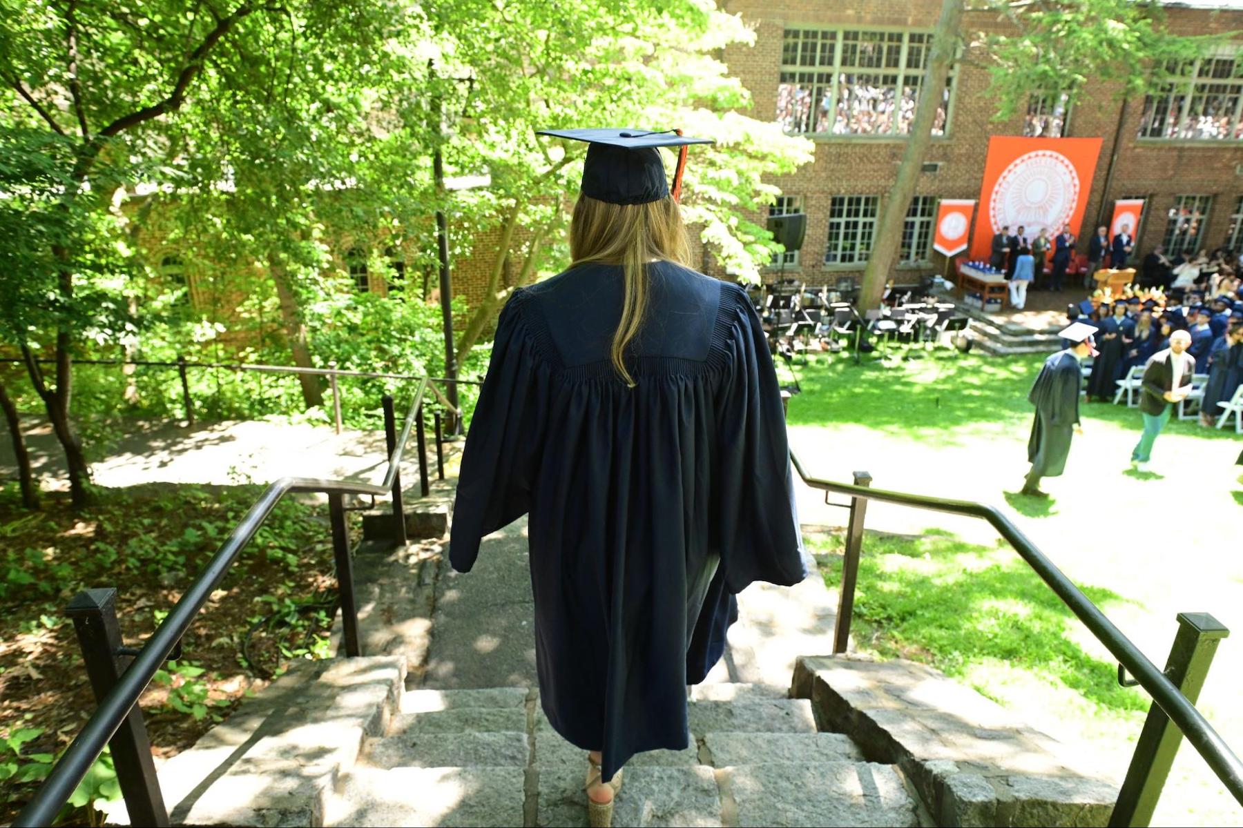Students at ECFS Commencement