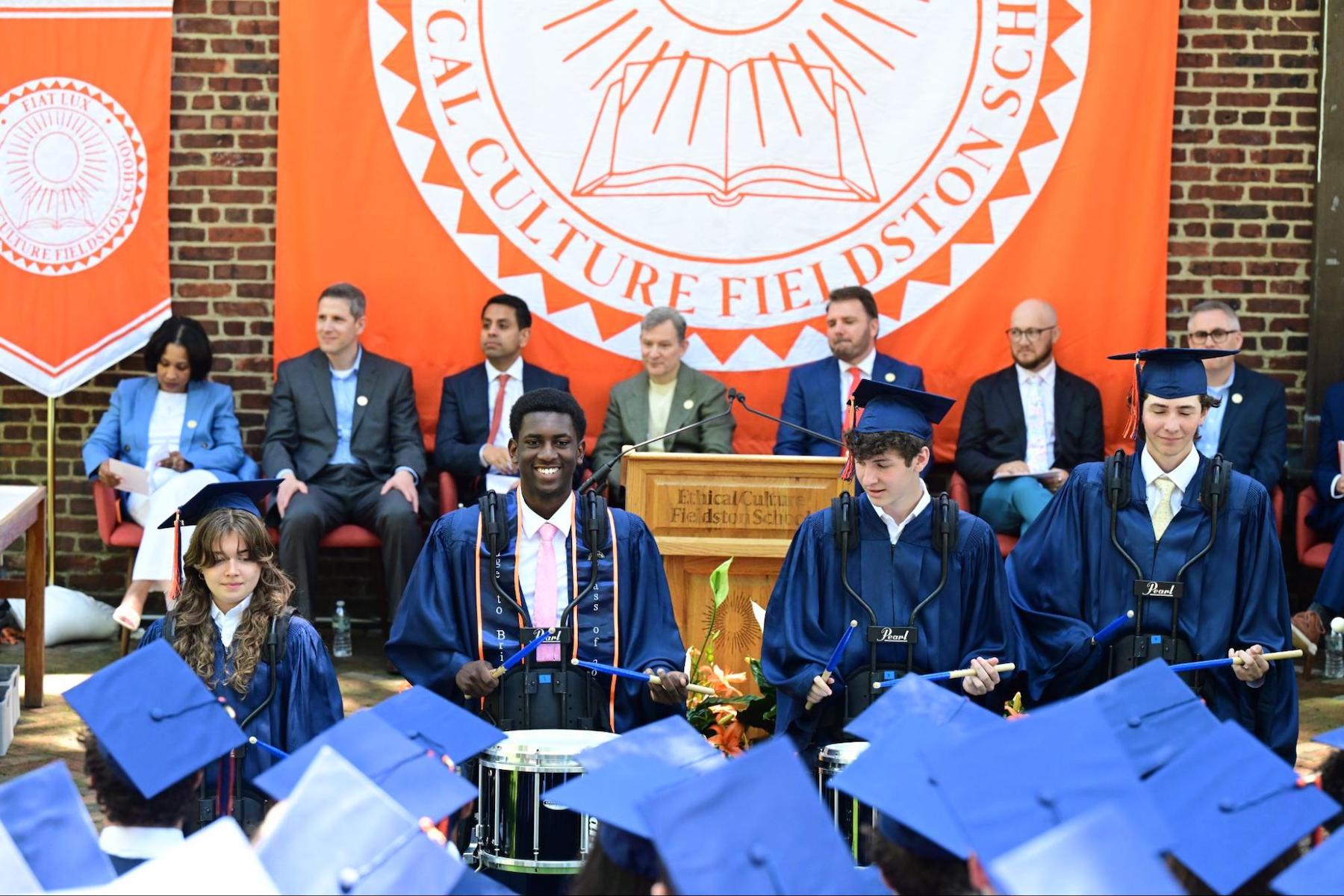 Students at ECFS Commencement