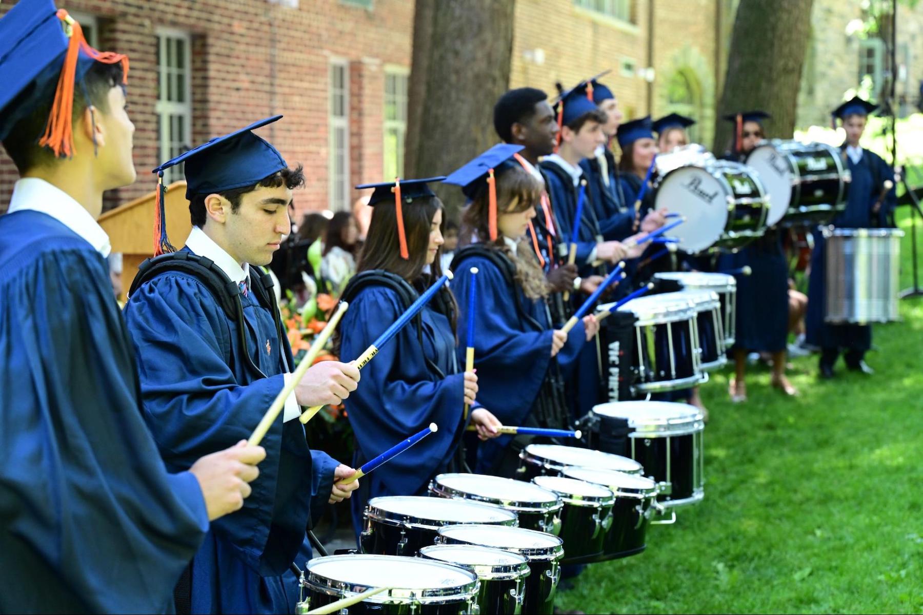 Students at ECFS Commencement