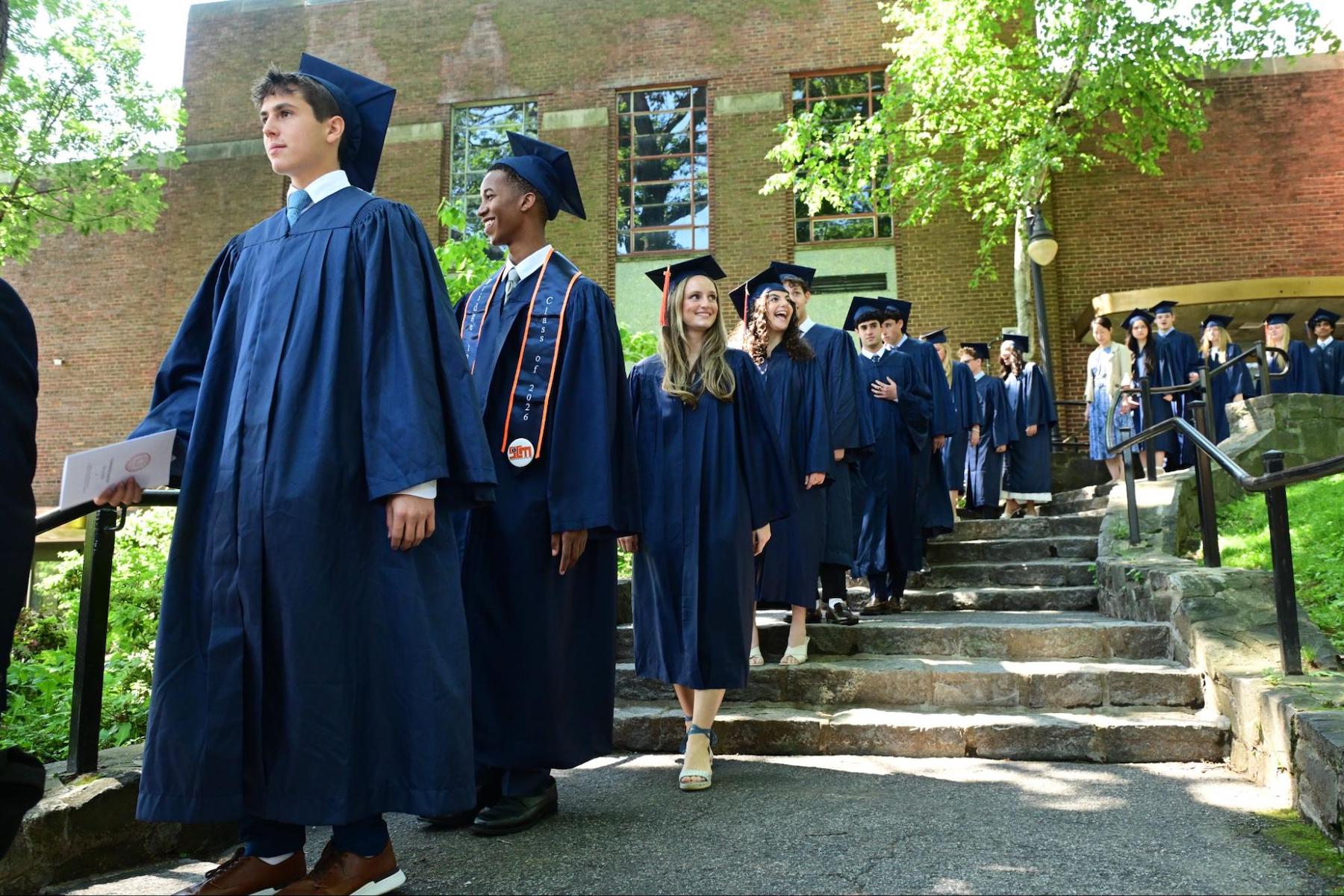 Students at ECFS Commencement