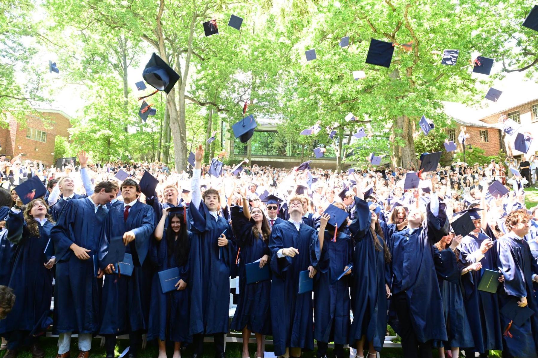 Students at ECFS Commencement