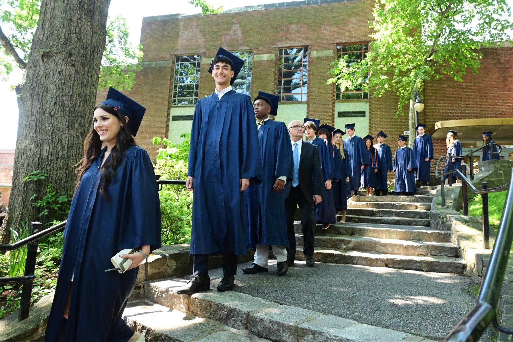 Students at ECFS Commencement