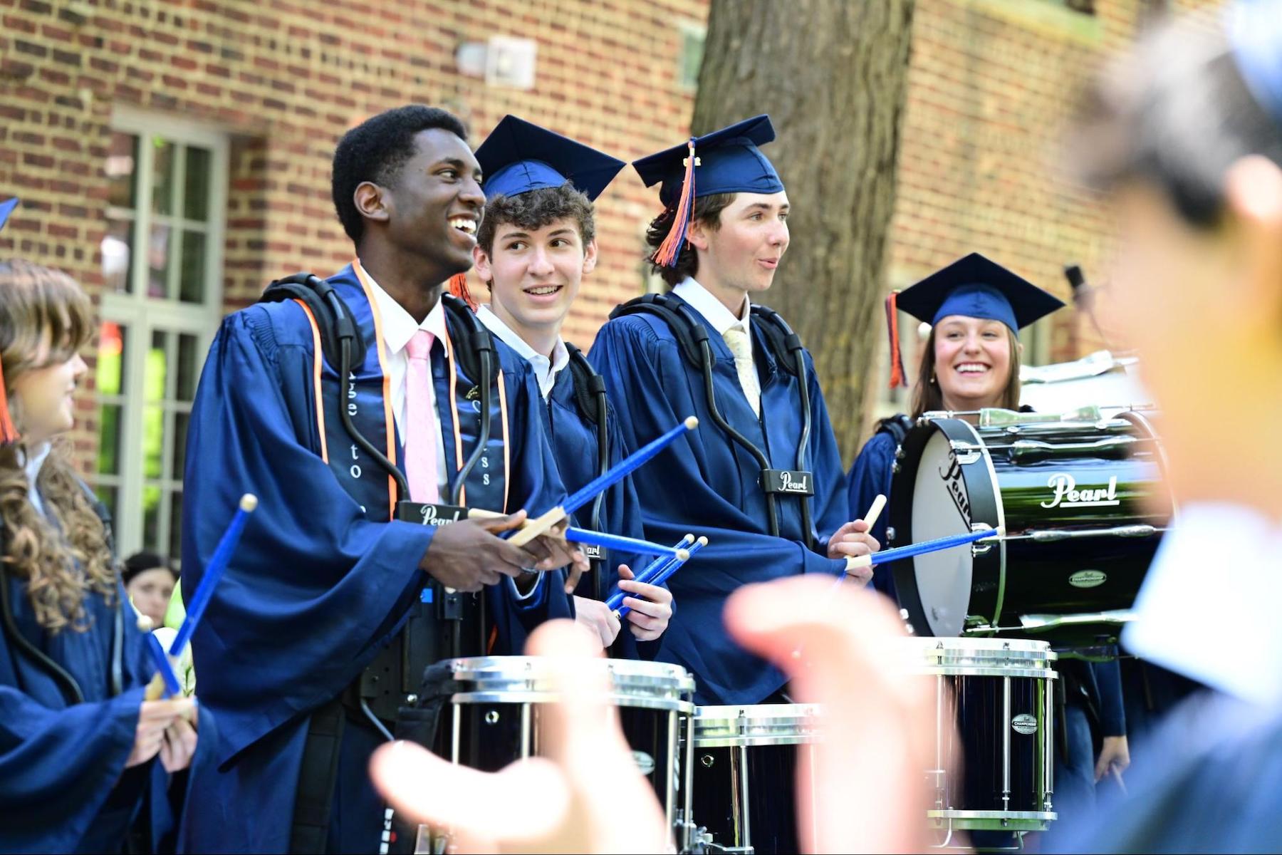 Students at ECFS Commencement