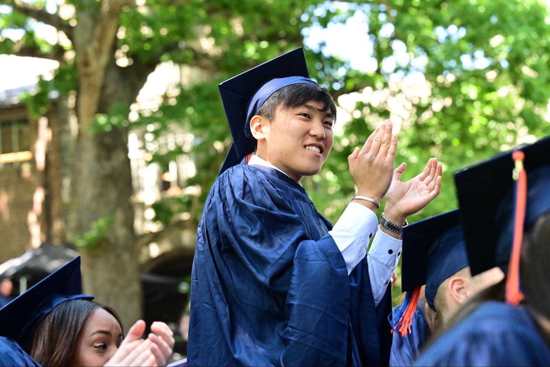 Students at ECFS Commencement