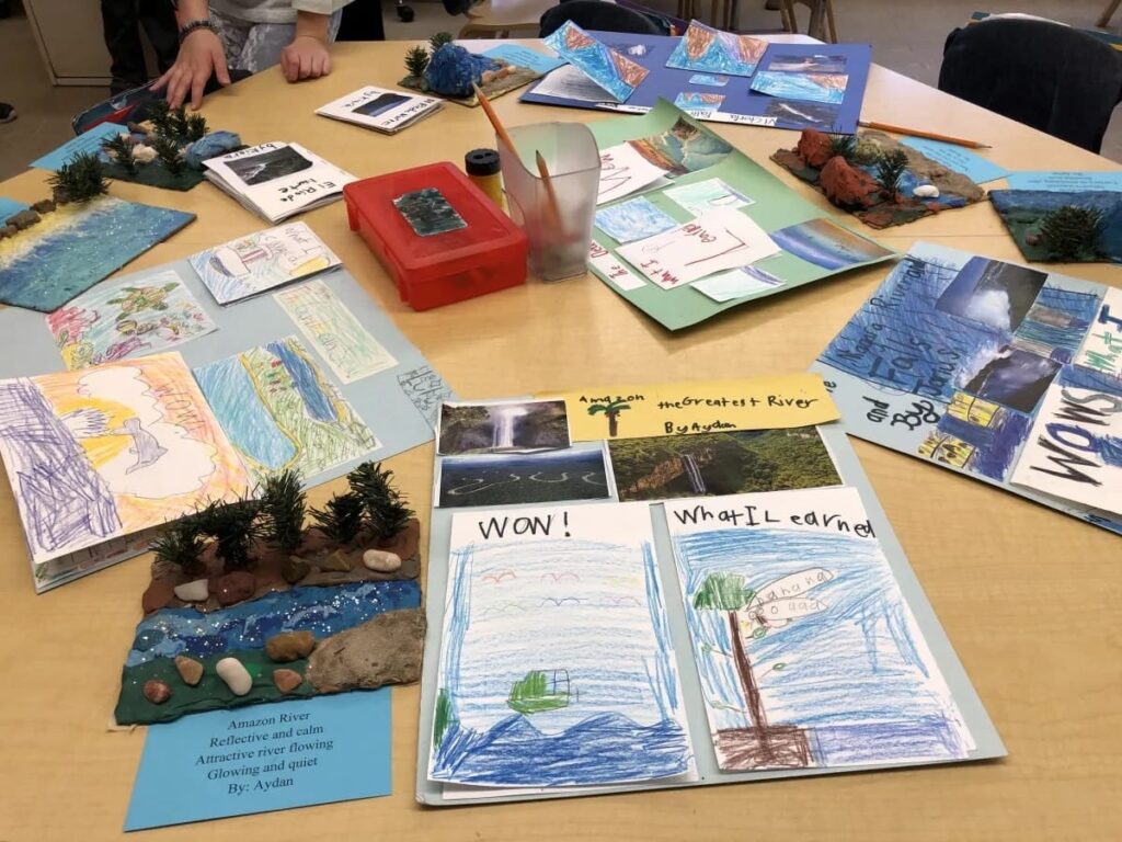 Seconds graders explore the waters of the world 6