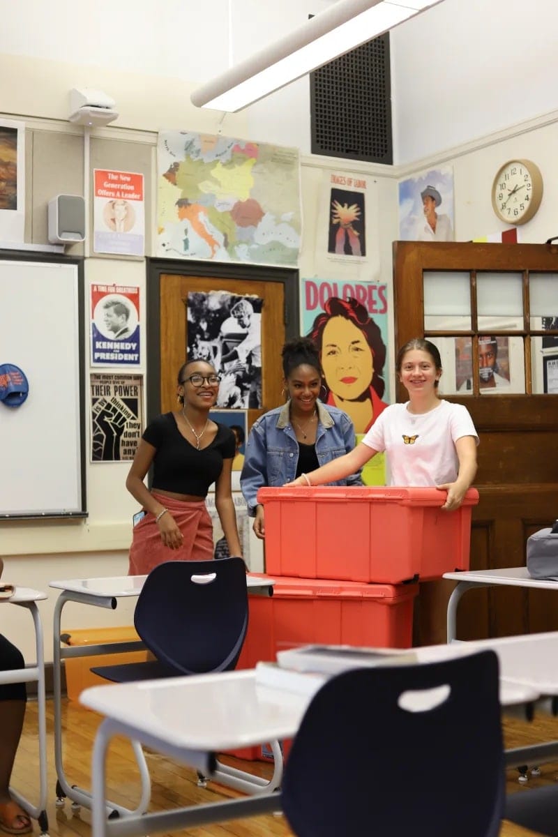 ethical culture fieldston school homecoming sock drive 1